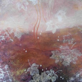 Painting - Falling Leaves Vll. - Martina Stecova