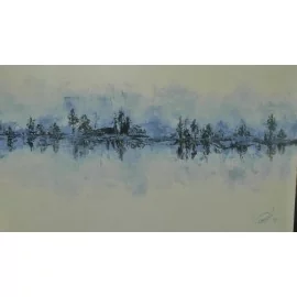 Painting - Oil on canvas - Landscape - PhDr. Katarína Semanová