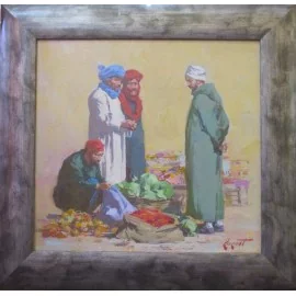 Obraz - Olejomaľba - Scéna Maroko - akad. mal. Timour Karimov