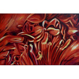 Obraz - Lúka červených kvetov 