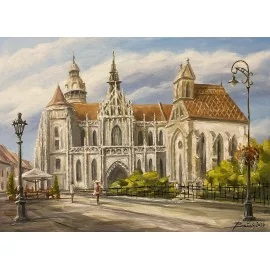 Obraz - akryl na plátne - Dóm sv. Alžbety - Baňas Matúš