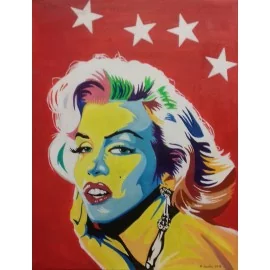 Obraz - Akryl - Marilyn Monroe- Attila Szabo