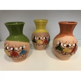 Ján Mokriš - keramika - váza s motívom karičky