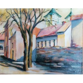 Painting - Acrylic - From Prešov I. - Mgr. Margita Rešovská