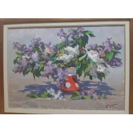 Painting - Oil painting - Lilac - Timour Karimov