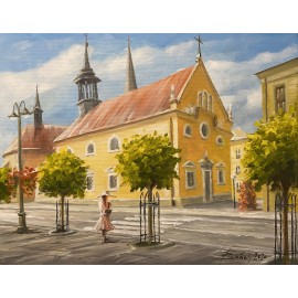 Painting - Acrylic on canvas - Evangelical Church Prešov - Baňas Matúš