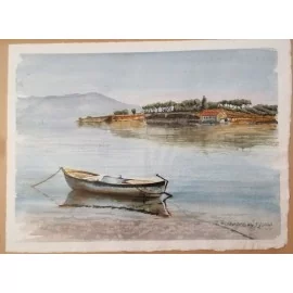 Painting - watercolor - TUSCANY - Ján Radvanský