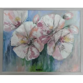 Painting - Arrow roses, Flowers IV. - Bc. Helena Vožňáková