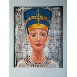 Obraz - Akryl - Queen Nefertiti - Dávid JANEK