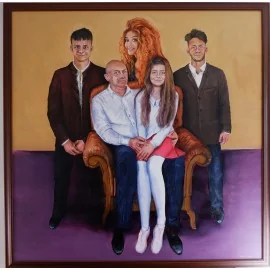 Obrazy na zákazku - ukážky - Olejomaľba - Rodinný portrét - Igor Navrotskyi