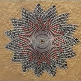 Obraz - Mandala s kamienkami a textúrou č.2 - Eva Paronai