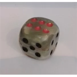 Objekt- Hracia kocka z pravého pakistanského ónyxu