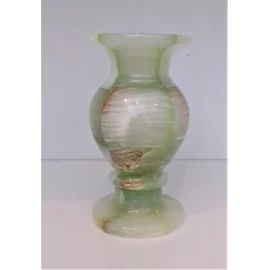 Váza atchwork-zelená z pravého pakistanského ónyxu