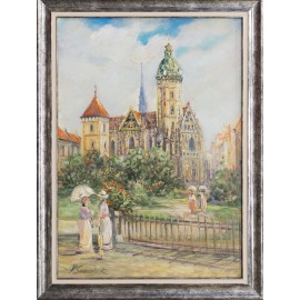 Obraz - Olejomaľba - Barokový Dóm sv.Alžbety - Vladimír Semančík