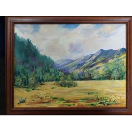 Painting - Oil painting - Mountain landscape - Ester Ksenzsigh
