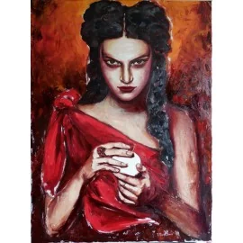 Painting - oil painting - Carmen - Tatiana Siedlová
