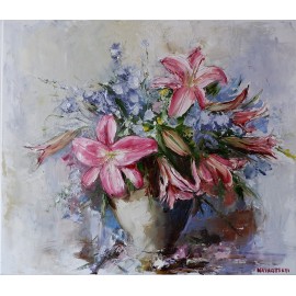 Obraz - Olejomaľba - Kvety vo váze 2 - Igor Navrotskyi
