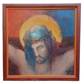 Painting - Acrylic - Crucifixion - Janka Onušková