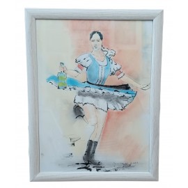 Painting - drawing - Dancer Mária - Ing. Peter Kúdola