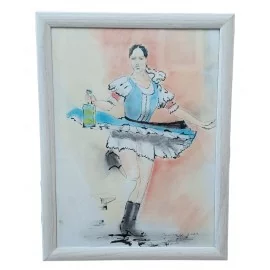 Painting - drawing - Dancer Mária - Ing. Peter Kúdola