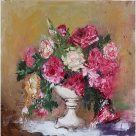 Obraz - Olejomaľba - Kvety - ruže - Igor Navrotskyi