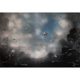 Obraz - akryl na plátne - Modrá obloha v priestore - Nikol Labe