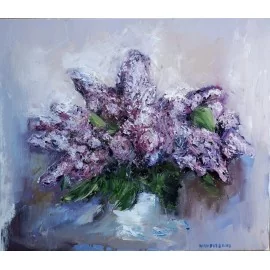 Painting - Oil painting - Lilac No.4 - Igor Navrotskyi