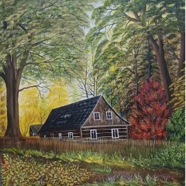 Painting - Oil painting - Nature XXXV - Lupčo Ján