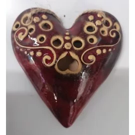 Keramika- srdiečko stredné č.14 -Mihoková