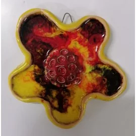 Keramika - Kvet na stenu č. 8 - Mihoková Katarína