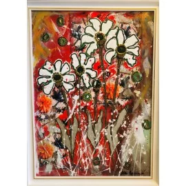 Kvety na červenej lúke - Katarína Haraksimová