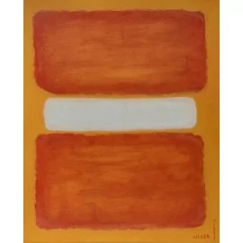 Oranžový -žlto biely-mini, Mark Rothko - Ing. Lujza Ferková