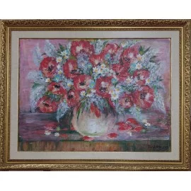 Painting - Bouquet Baroque - Bc. Helena Vožňáková