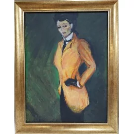 Amedeo Modigliani, Ľ Amazon - Ing. Lujza Ferková, originálny, ručne maľovaný obraz