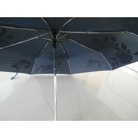 Dáždnik skladací - ručne maľovaný, tmavomodrý