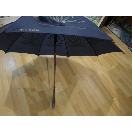 Dáždnik - ručne maľovaný ,handmade, tmavomodrý