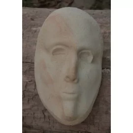 Orginálna Kamenná socha - Tvár- ležiaca
