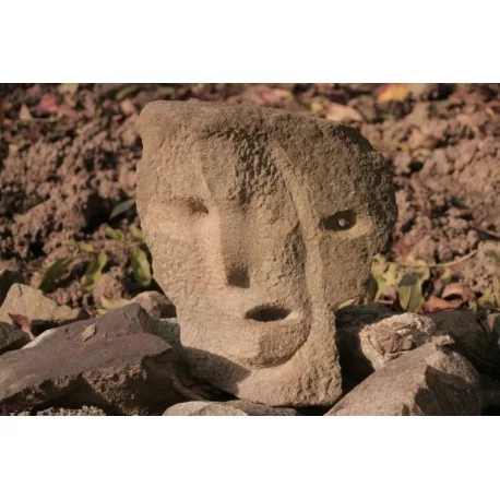 Originálna kamenná socha - Maska