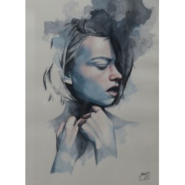 Obraz - Akvarel - Unspoken - Miroslav Zgabaj