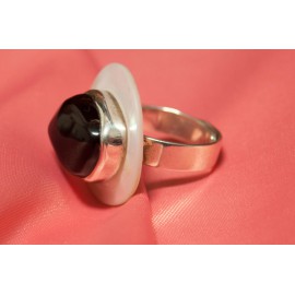 Strieborný prsteň s avanturínom - Ag 925