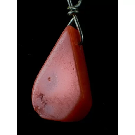 Ružový korál - náhrdelník, náušnice