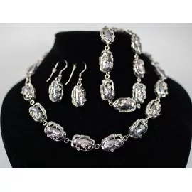 Perla biwa - náhrdelník, náušnice, náramok