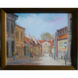 Obraz - Olejomaľba na plátne - Prešov "Floriánka" - Vladimír Semančík