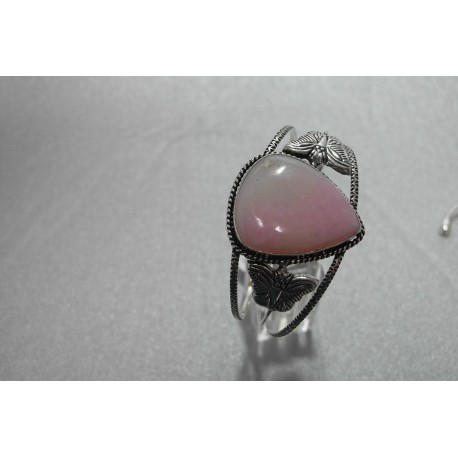 Ružový opál-náramok