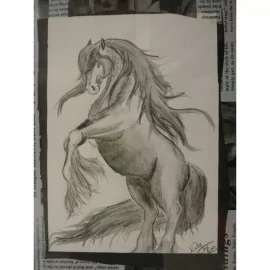 Painting - Horses III - Natália Hirková