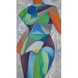 obraz - Kubistická žena