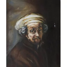 Obraz/Autoportrét - Rembrandt (kópia) - Simona Vagaská