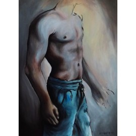 Painting - Acrylic on canvas - Bachelor - Simona Vagaská