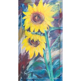 Painting- Oil- Sunflower - Eleonora Kovalcikova