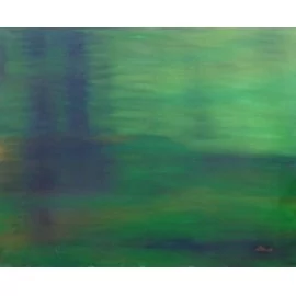 Painting - Oil painting - Green impression - Peter Leškovský